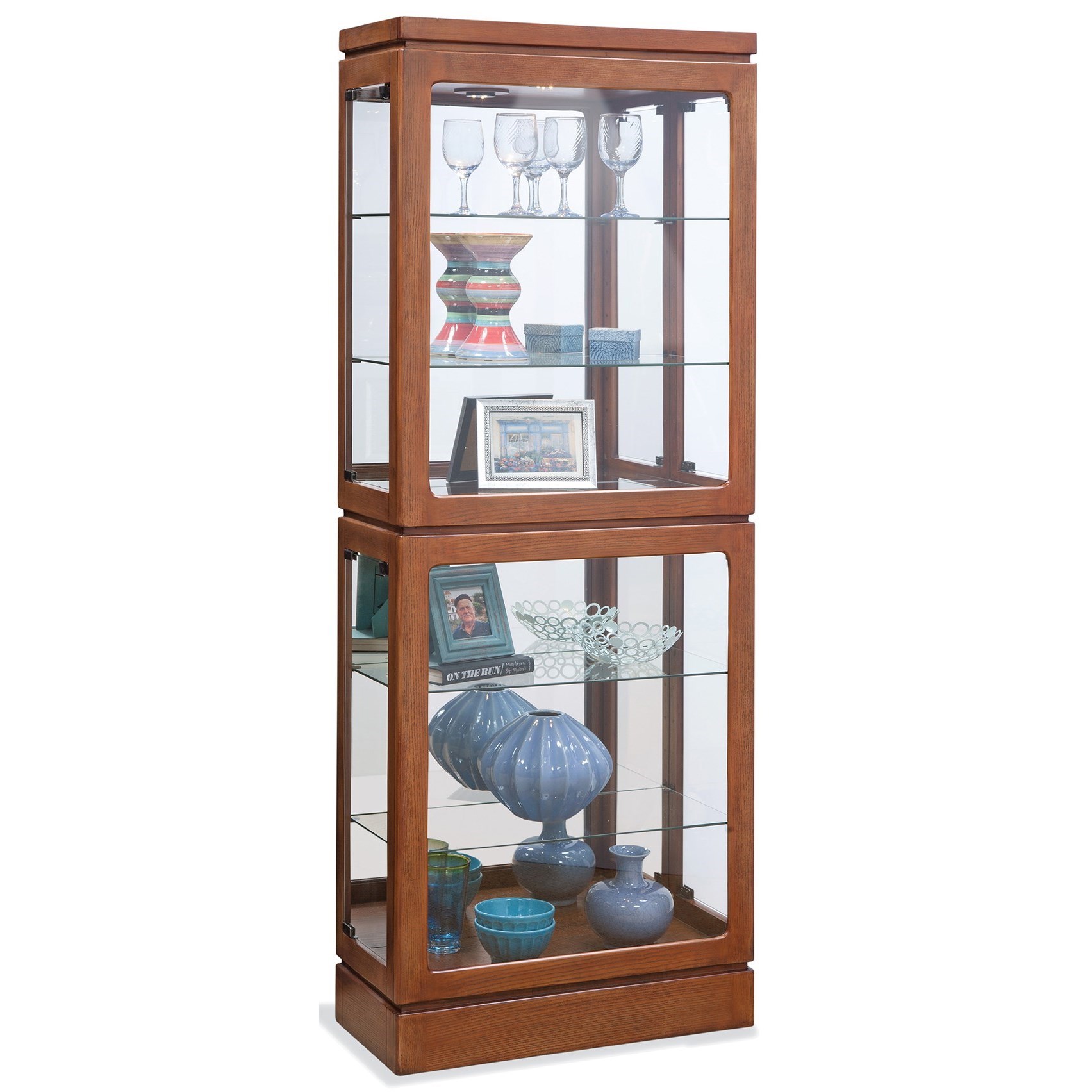 Greyleigh flagg lighted curio cabinet hot sale